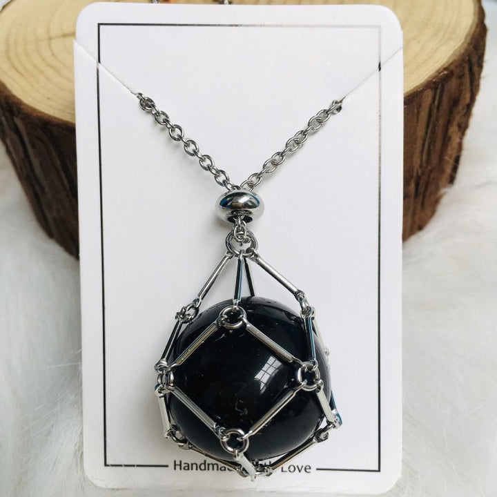 Interchangeable Crystal Stone Necklace for Radiant Style & Harmony 8