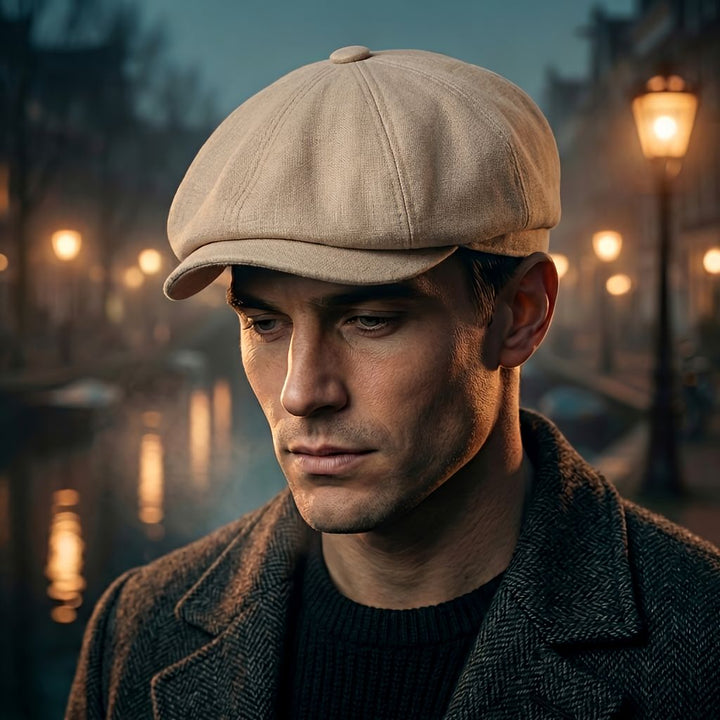Vintage Flat Cap - Classic Newsboy Hat in Retro Style 6