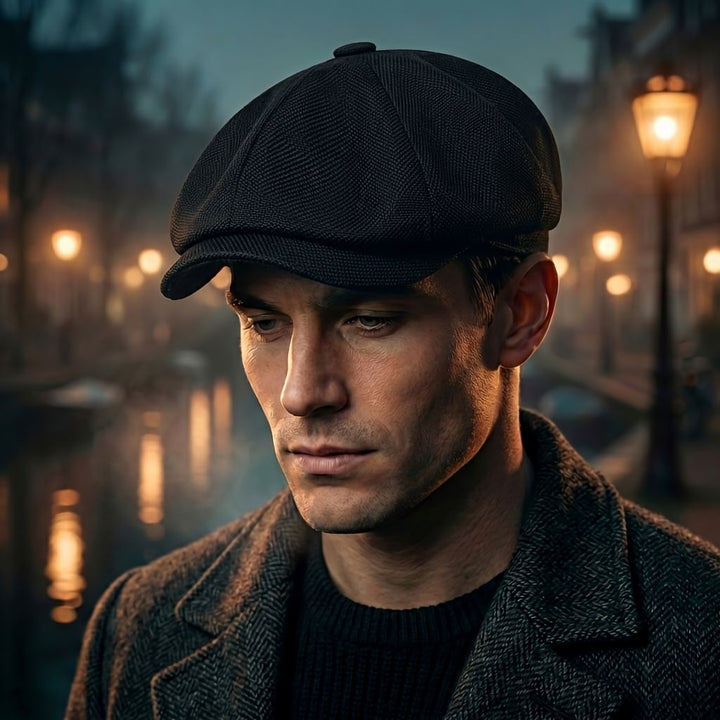 Vintage Flat Cap - Classic Newsboy Hat in Retro Style 3