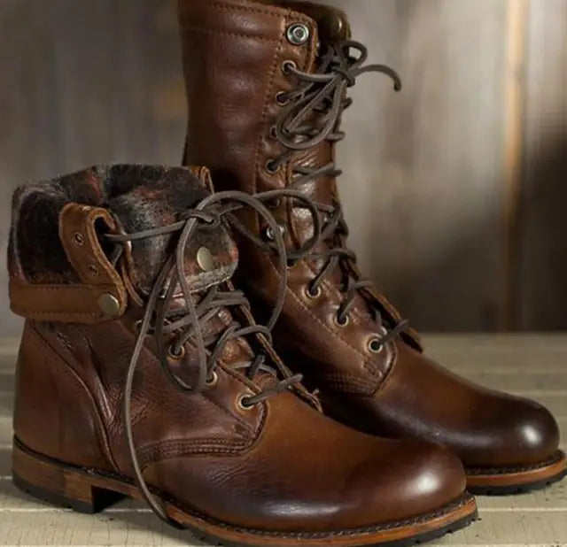 Women's Leather Boots - Flexible Fit, Soft Lining, All-Day Comfort 1