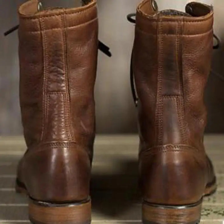 Women's Leather Boots - Flexible Fit, Soft Lining, All-Day Comfort 2
