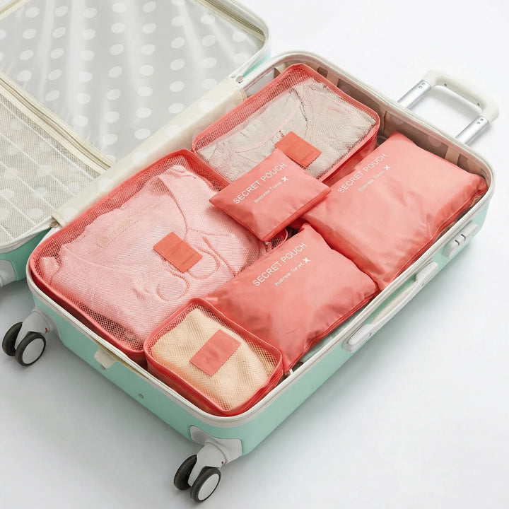 Six Piece Packing Cube Set - VoyaCube