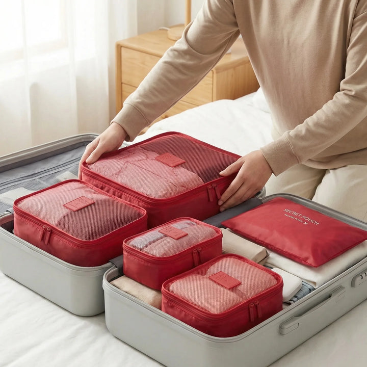 Six Piece Packing Cube Set - VoyaCube