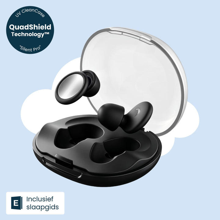 Silent Pro Sleep Earplugs with 4-Layer Noise Reduction and UV Case 1