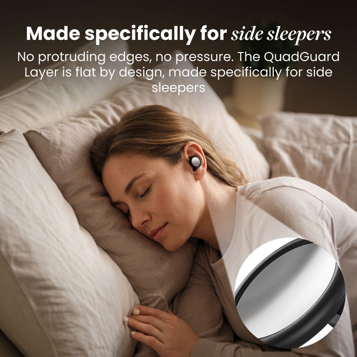 Silent Pro Sleep Earplugs with 4-Layer Noise Reduction and UV Case 23