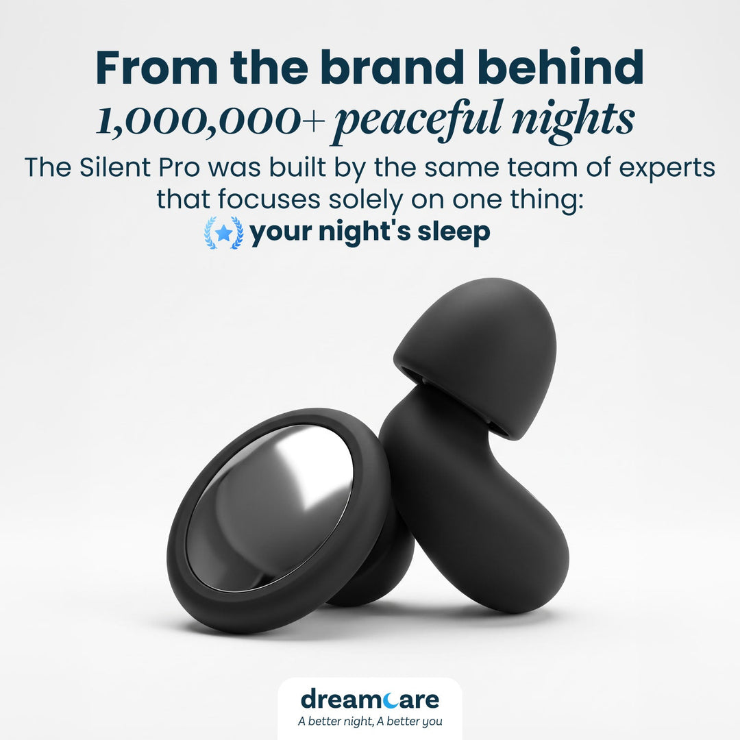 Silent Pro Sleep Earplugs with 4-Layer Noise Reduction and UV Case 24