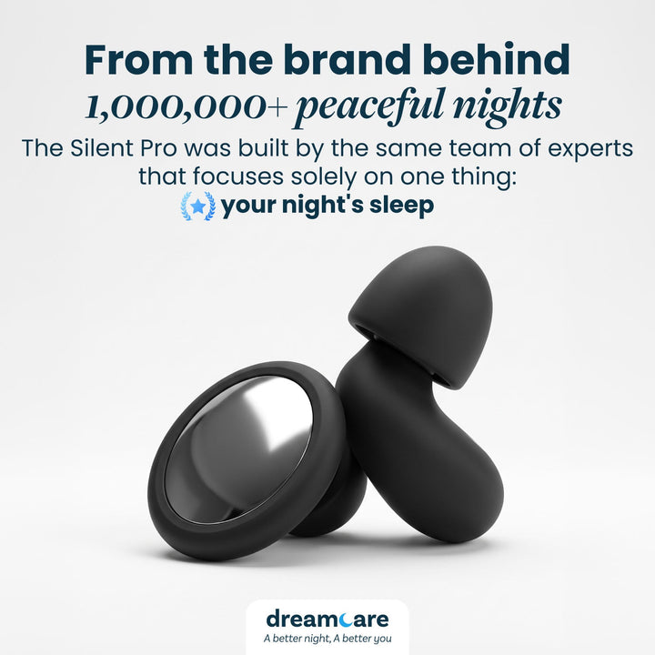 Silent Pro Sleep Earplugs with 4-Layer Noise Reduction and UV Case 24