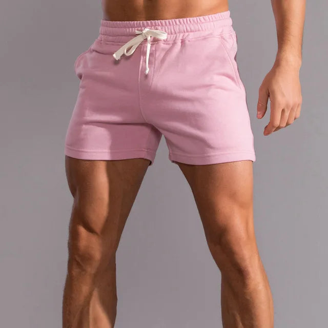 Men's Athletic Shorts with Drawstring Waist, Short Length 6