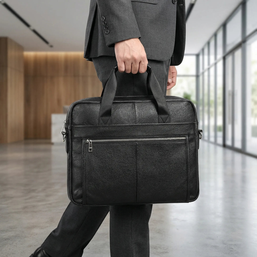 Slim Structured Laptop Briefcase - Vexaro