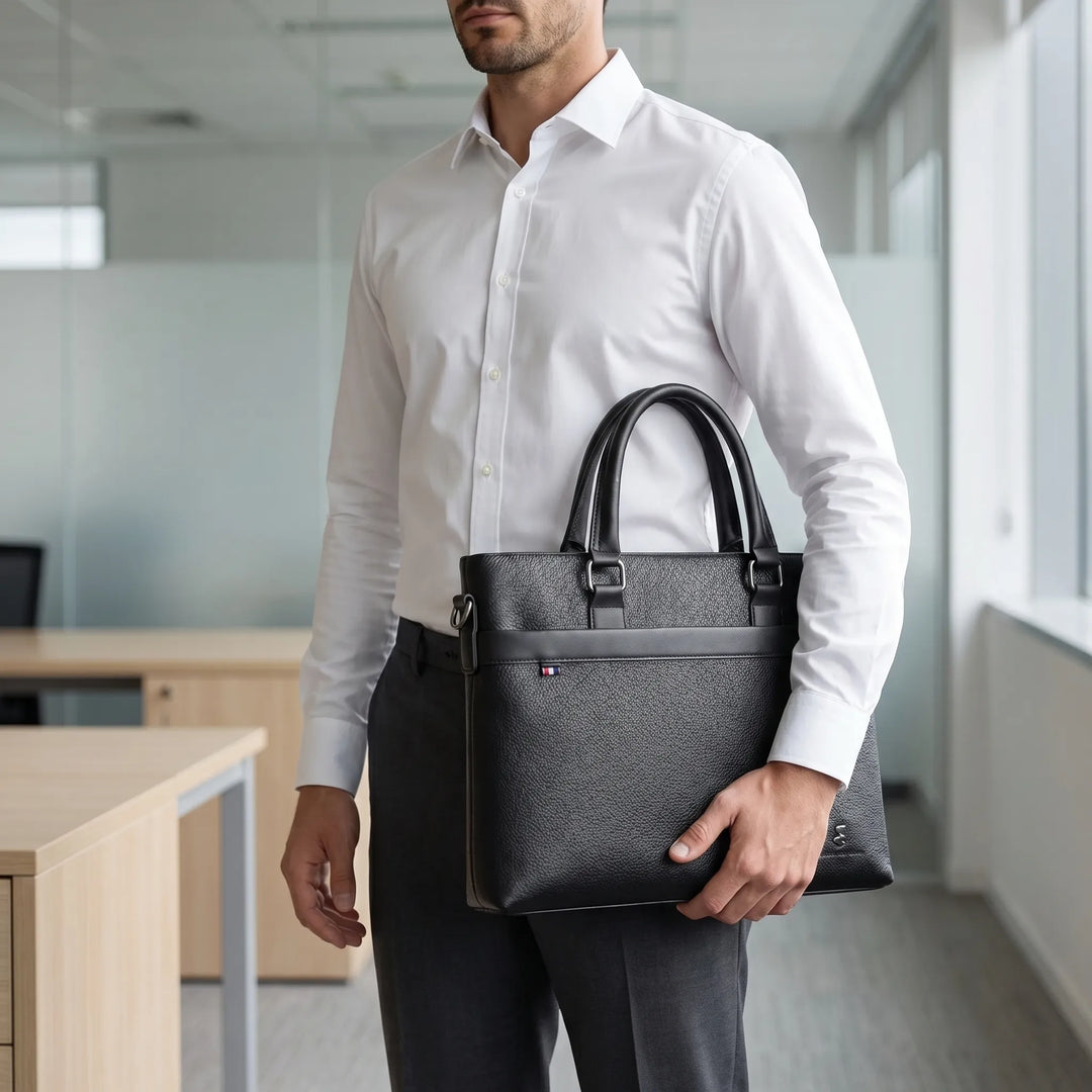 Slim Structured Shoulder Bag - Vantor
