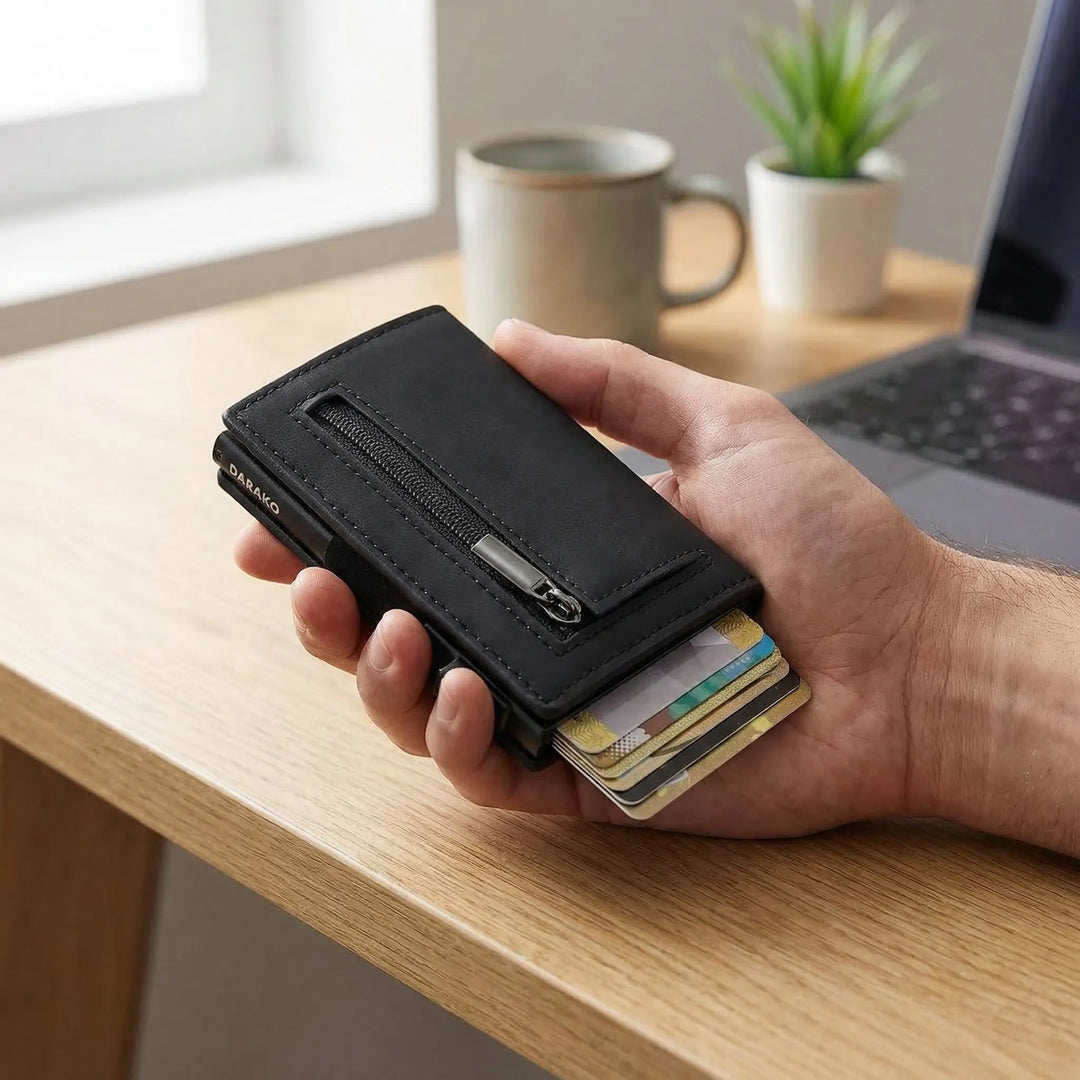 Slim RFID-Blocking Card Slide Wallet - Slydvault