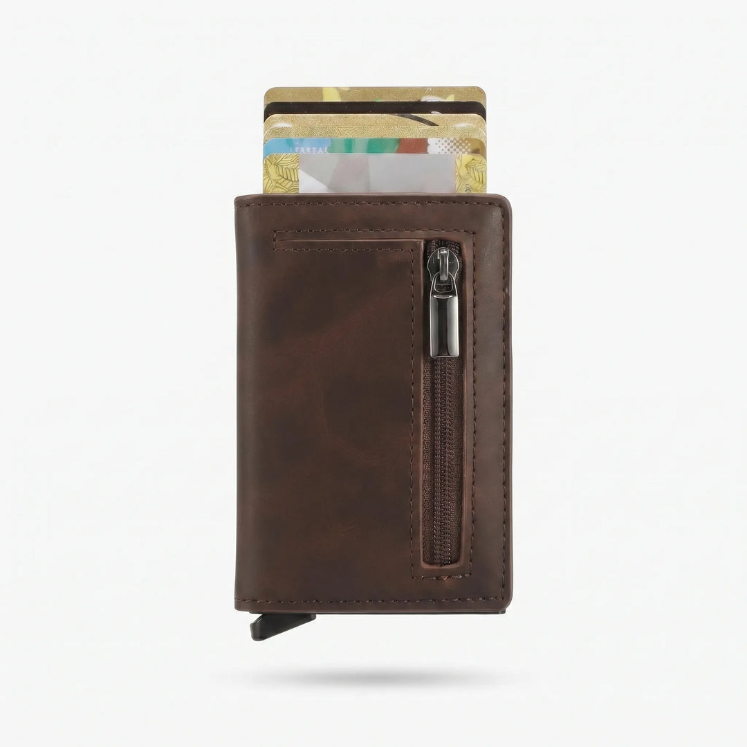 Slim RFID-Blocking Card Slide Wallet - Slydvault