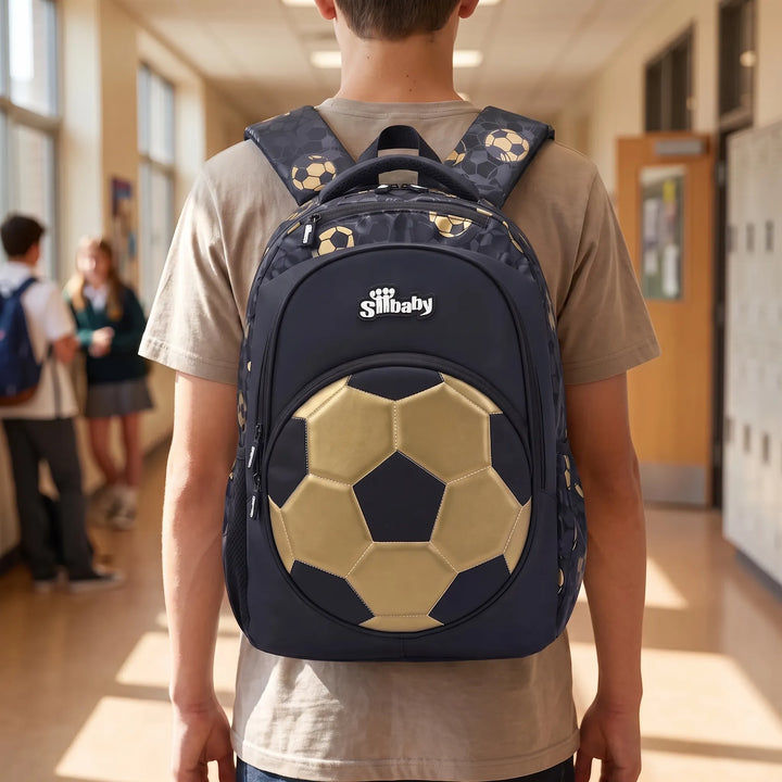 Soccer Themed Childs Backpack - Kiddix