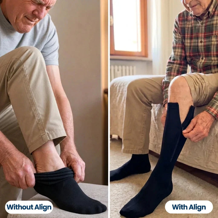 Compression Stockings with Zipper, Graduated 15-20 mmHg Support 3