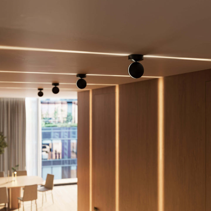 LED Wall Sconce with Spotlight Function | 360° Rotating Head | Square Beam 12