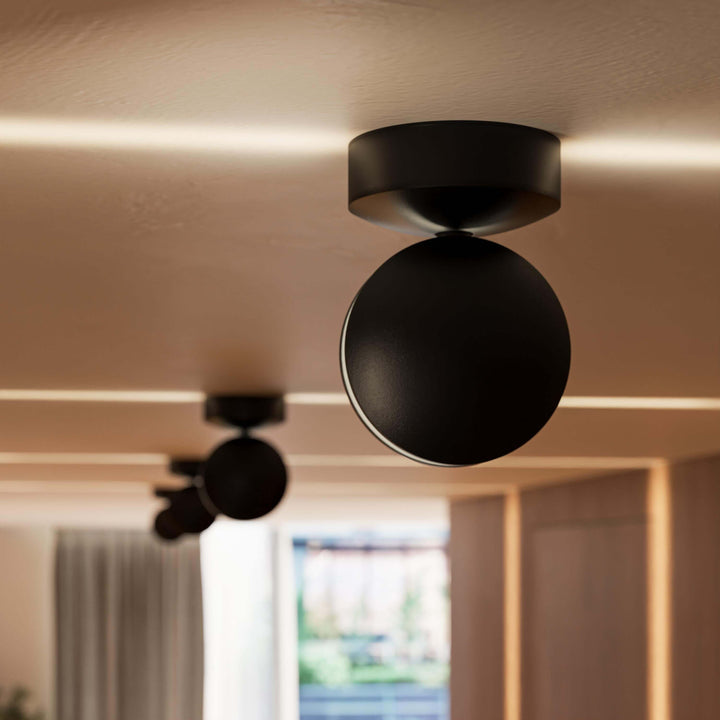 Modern LED Wall Light with 360° Rotating Head and Dual-Beam Square Light Effect 11