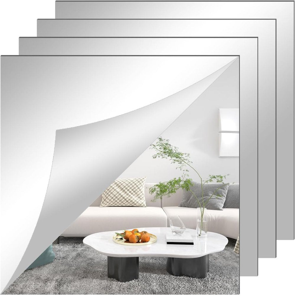 Self-Adhesive Mirror Film | Shatterproof & Trimmable | Crystal Clear 10