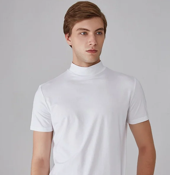 Athletic Shirt with Stand-Up Collar 2