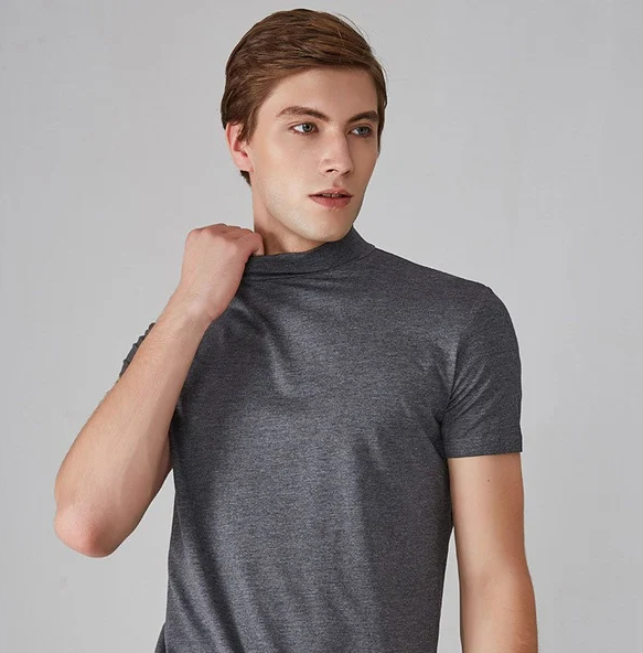 Athletic Shirt with Stand-Up Collar 4