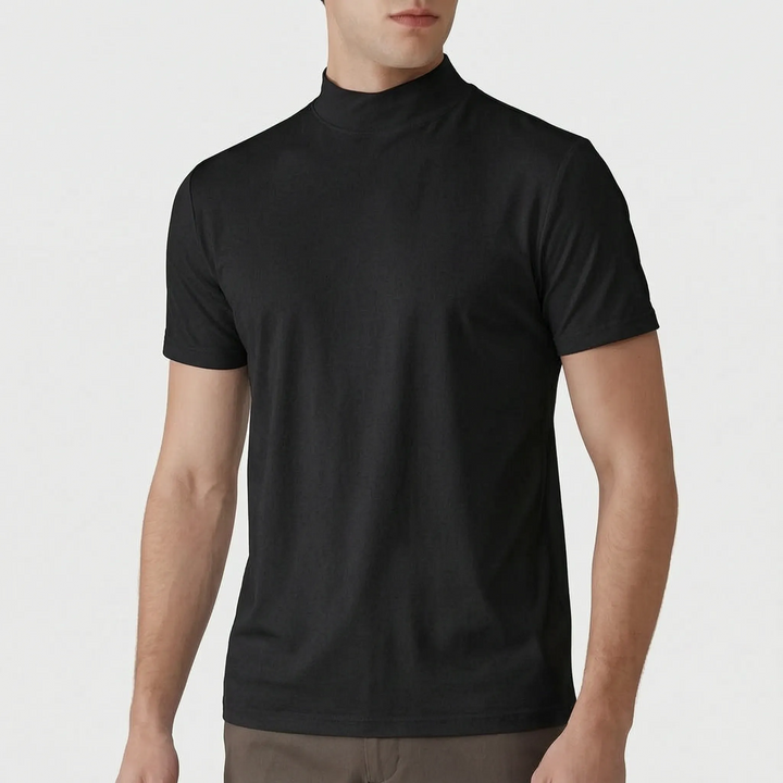 Athletic Shirt with Stand-Up Collar 7