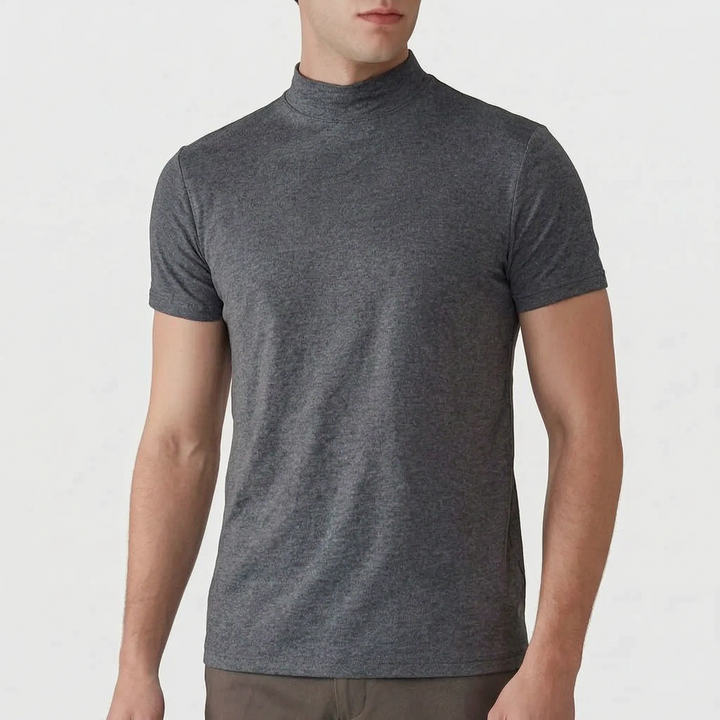 Athletic Shirt with Stand-Up Collar 8