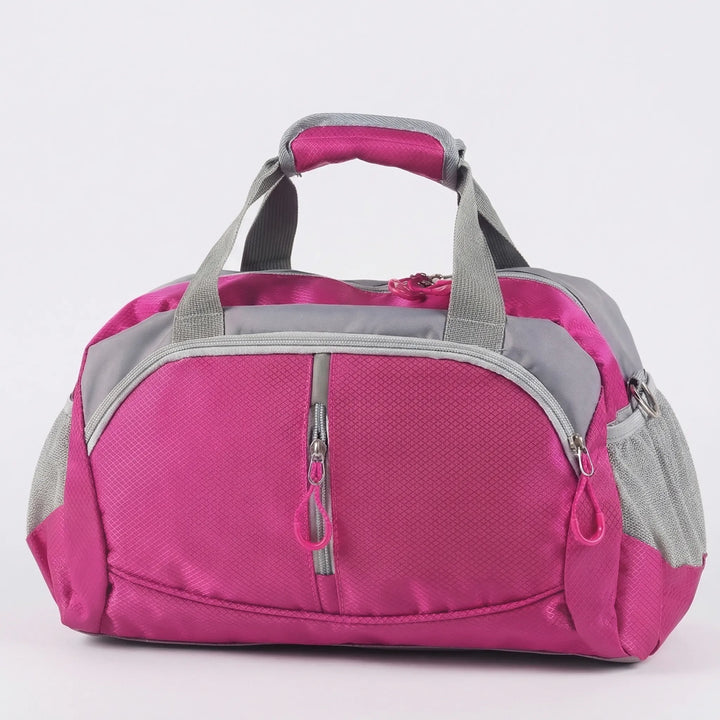 Sporty Zip-Closure Travel Duffel Bag - Roamix