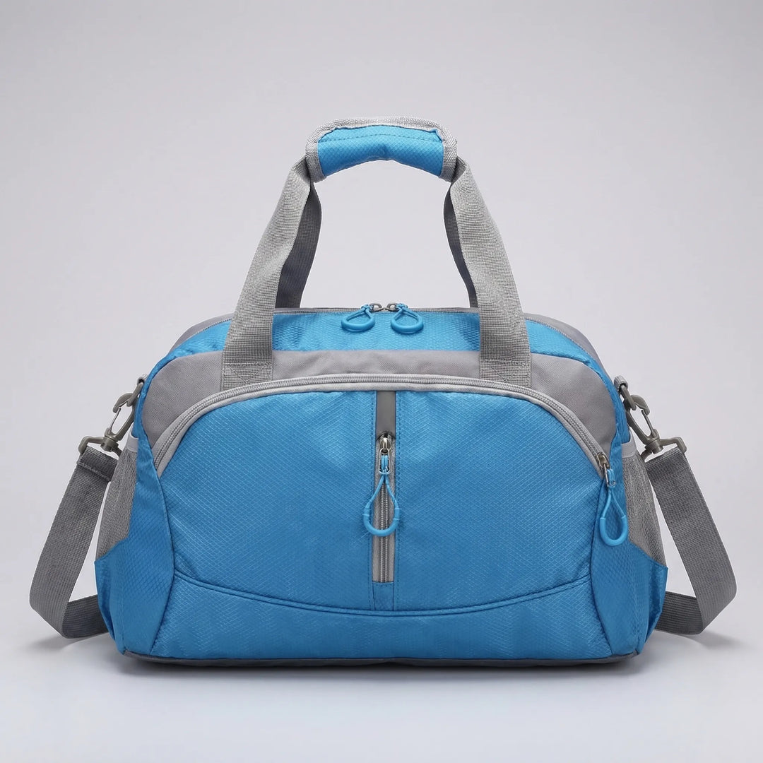 Sporty Zip-Closure Travel Duffel Bag - Roamix