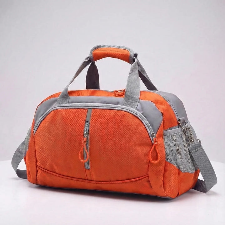 Sporty Zip-Closure Travel Duffel Bag - Roamix