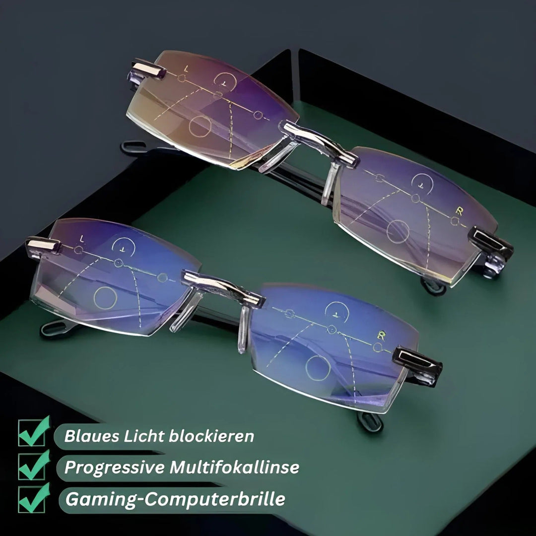 Progressive Blue Light Glasses | UV400 Protection | Anti-Glare 3