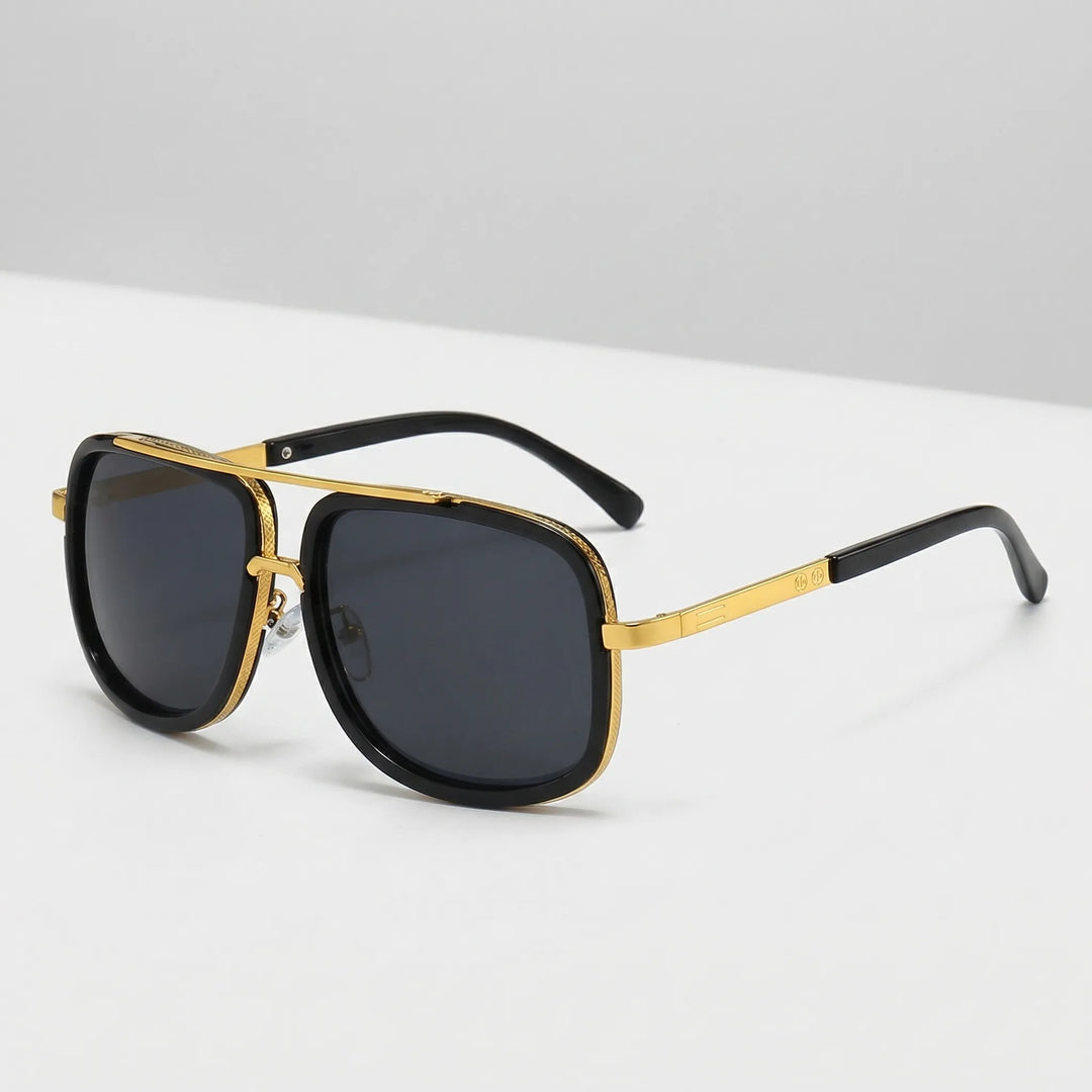 Square Frame Double Bridge Sunglasses - Lumina