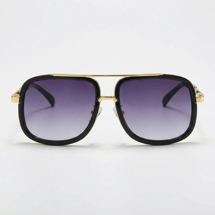 Square Frame Double Bridge Sunglasses - Lumina