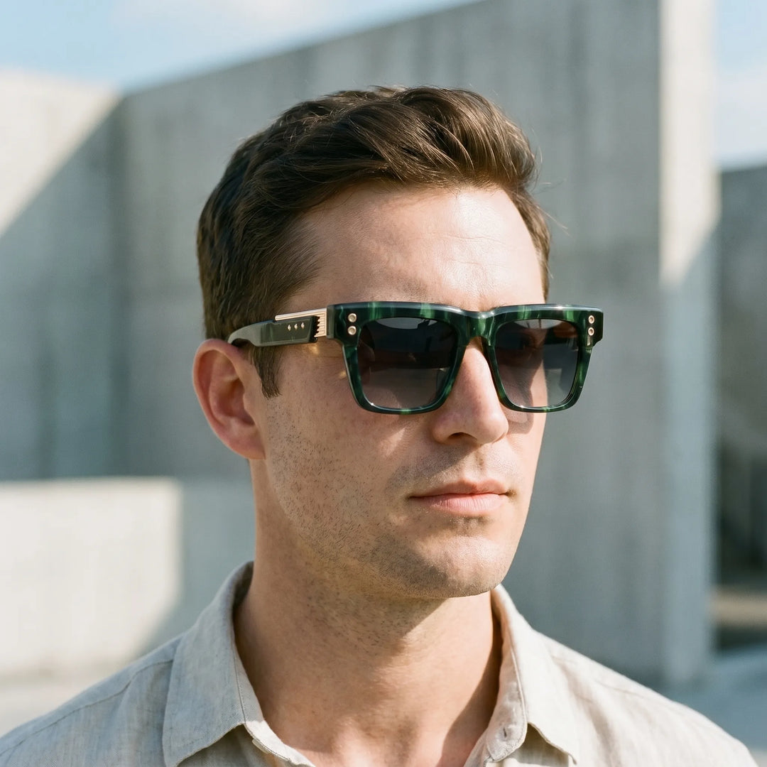 Square Polarized Sunglasses - Aurivox