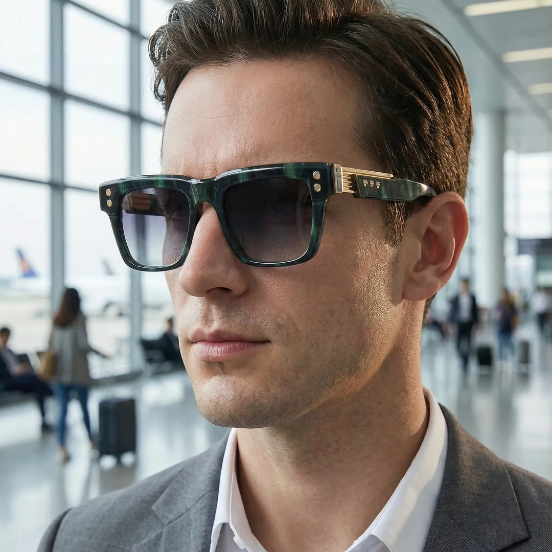 Square Polarized Sunglasses - Aurivox