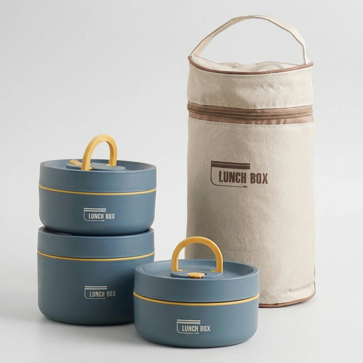Multi-Layer Insulated Stackable Lunch Container - Thermalunch