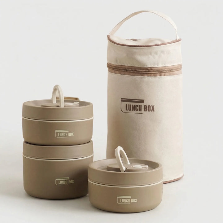 Multi-Layer Insulated Stackable Lunch Container - Thermalunch