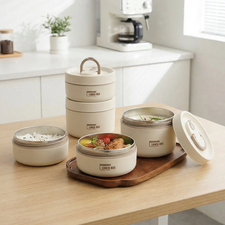 Multi-Layer Insulated Stackable Lunch Container - Thermalunch