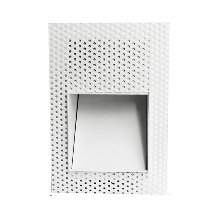 Recessed LED Stair Light, Frameless Stainless Steel Wall Fixture, White 1