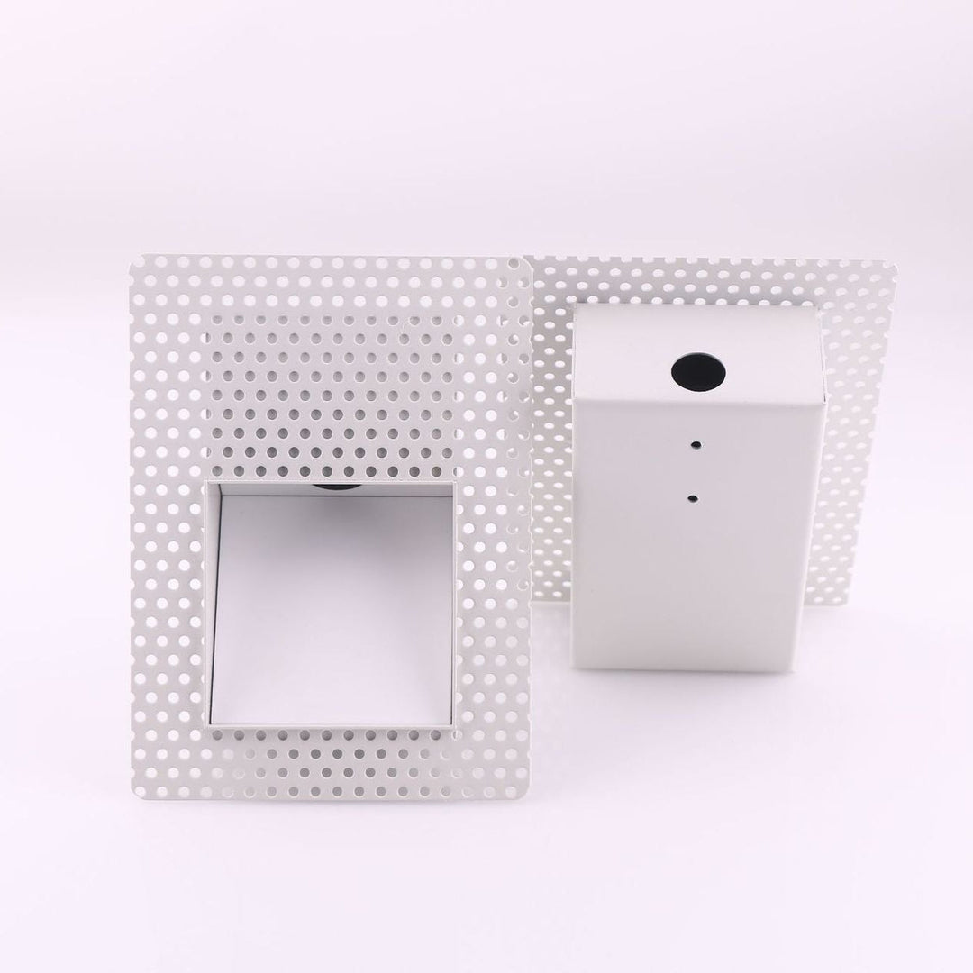 Recessed LED Stair Light, Frameless Stainless Steel Wall Fixture, White 13