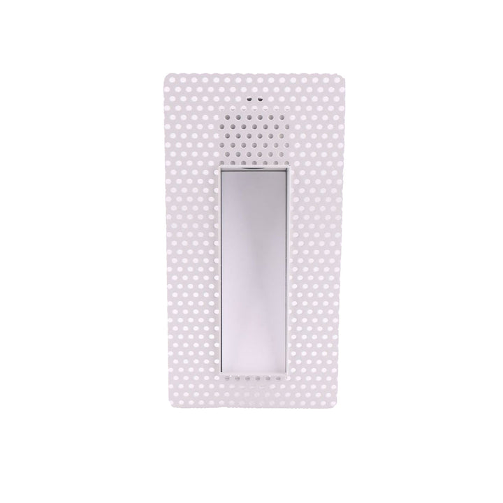 Recessed LED Stair Light, Frameless Stainless Steel Wall Fixture, White 15