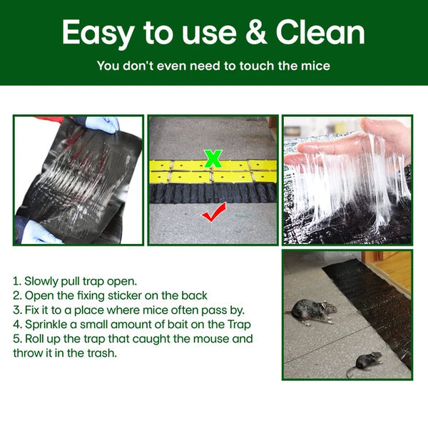 Strong Rat Glue Trap | Extra-Strength Adhesive | Odorless 7