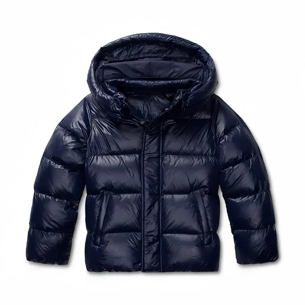 Women's Lightweight Quilted Hooded Jacket with Glossy Finish 5