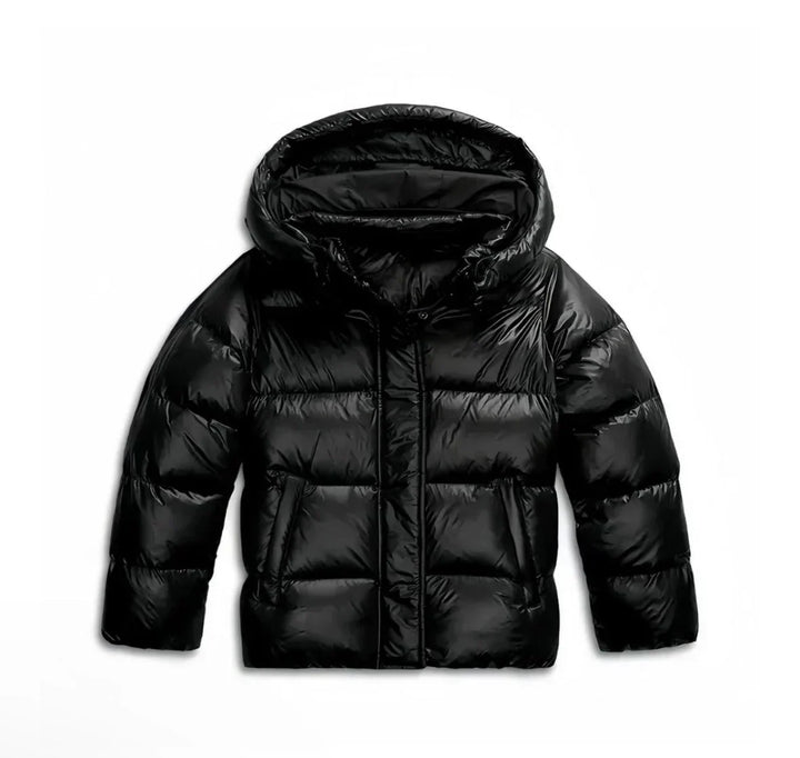 Women's Lightweight Quilted Hooded Jacket with Glossy Finish 7