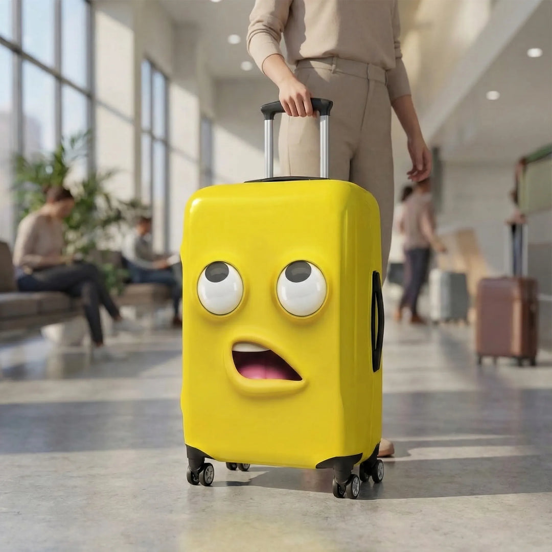 Stretchy Printed Suitcase Cover - Lugglix