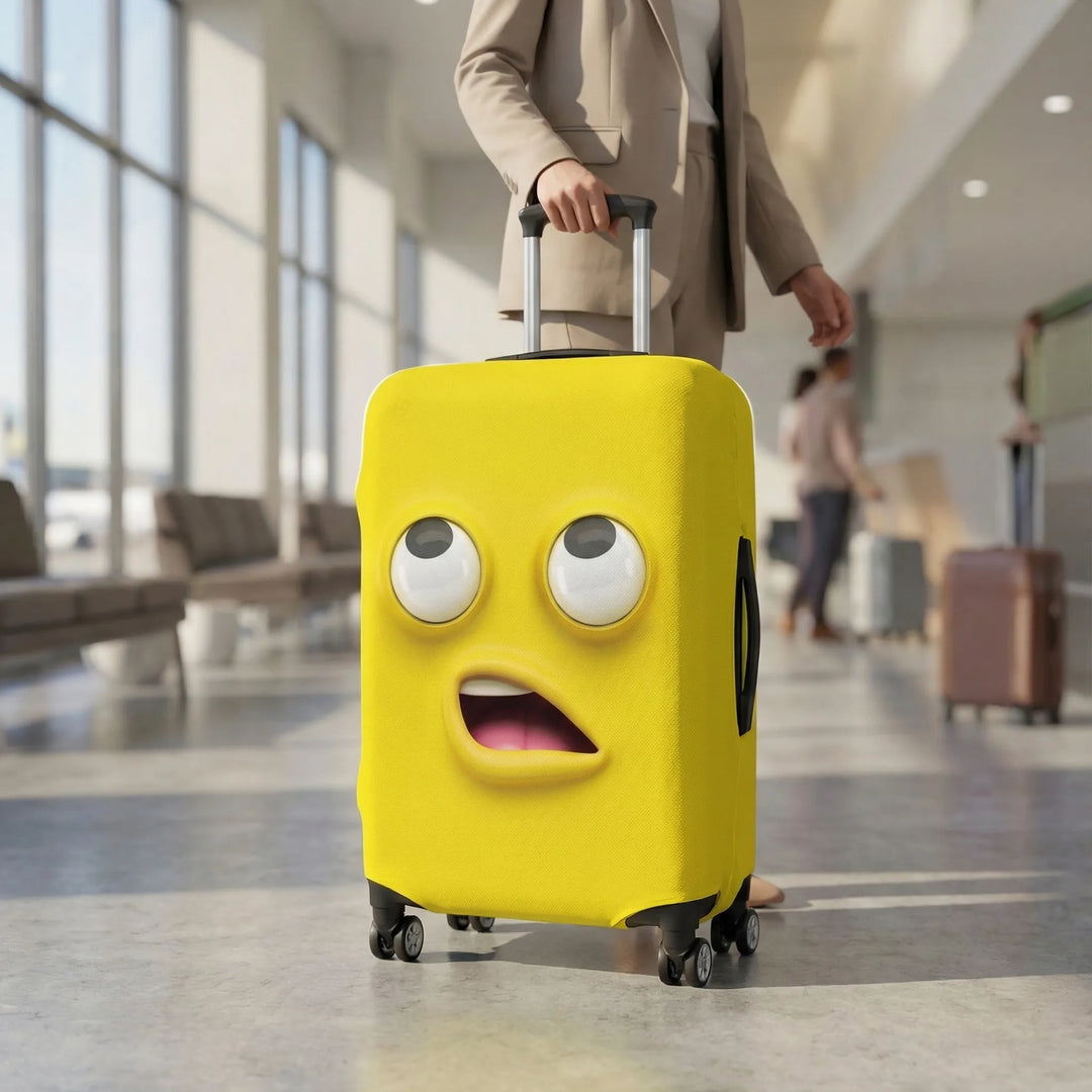 Stretchy Printed Suitcase Cover - Lugglix