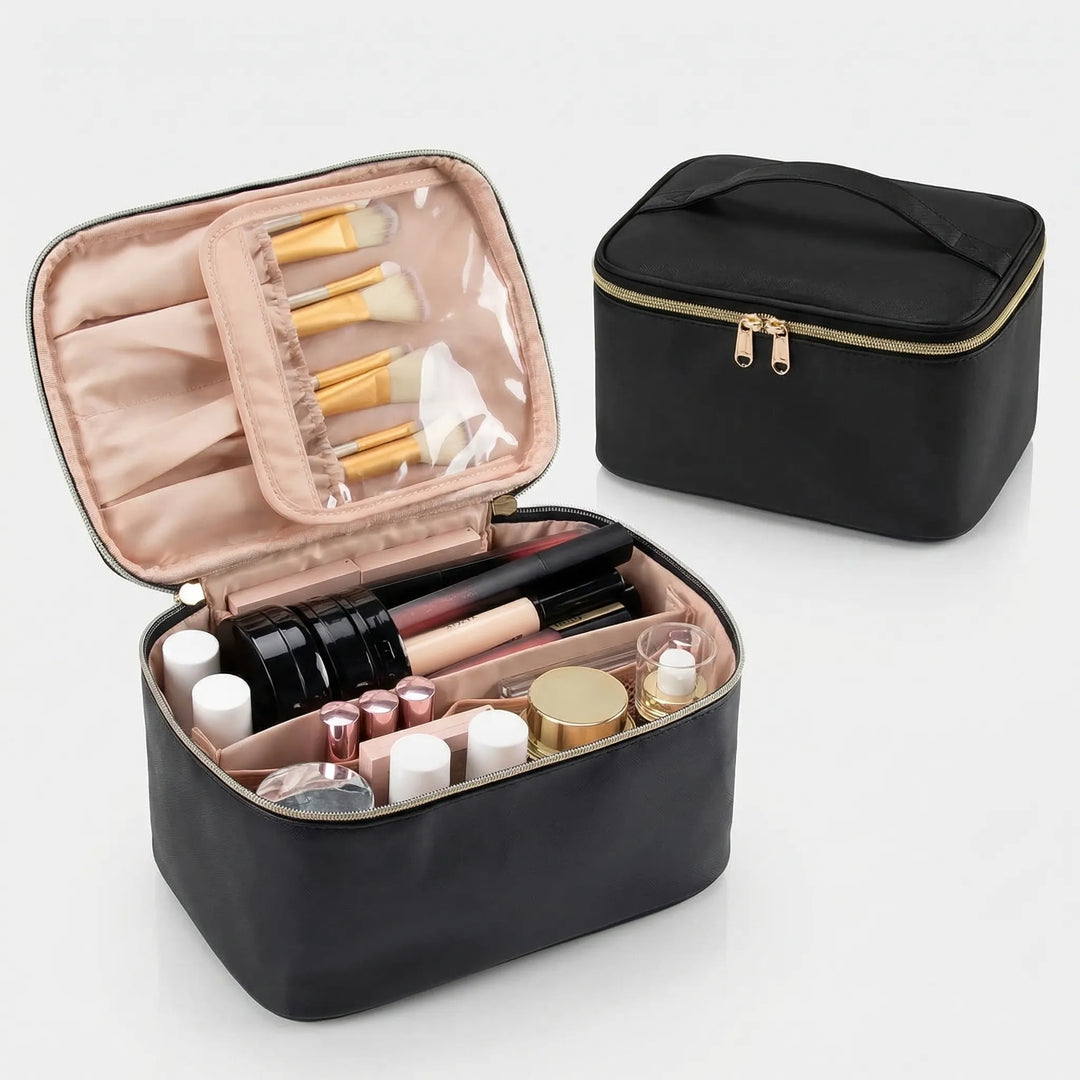 Structured Cosmetic Travel Bag - Valoriq