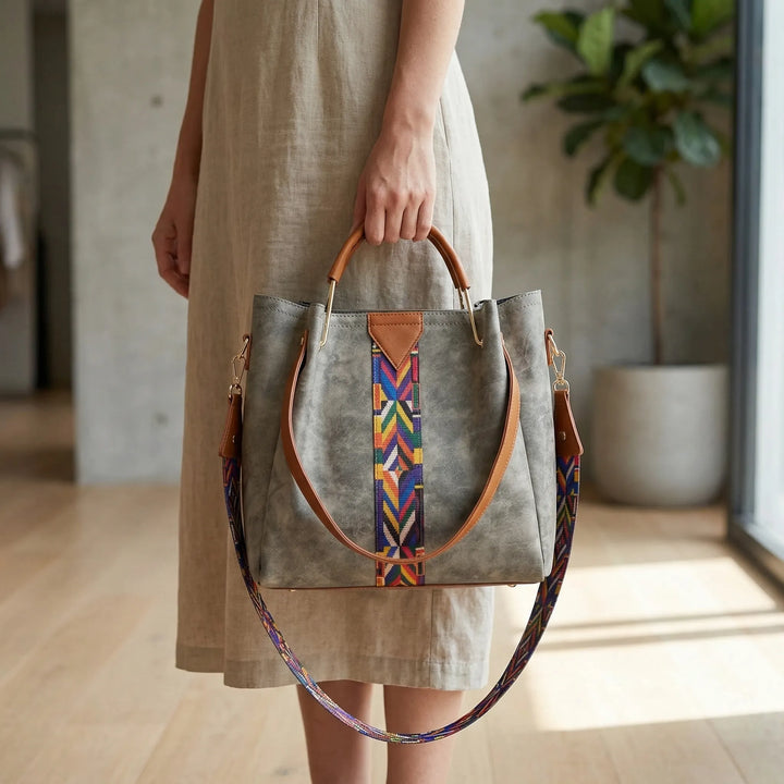 Structured Crossbody Tote Bag - Vivera