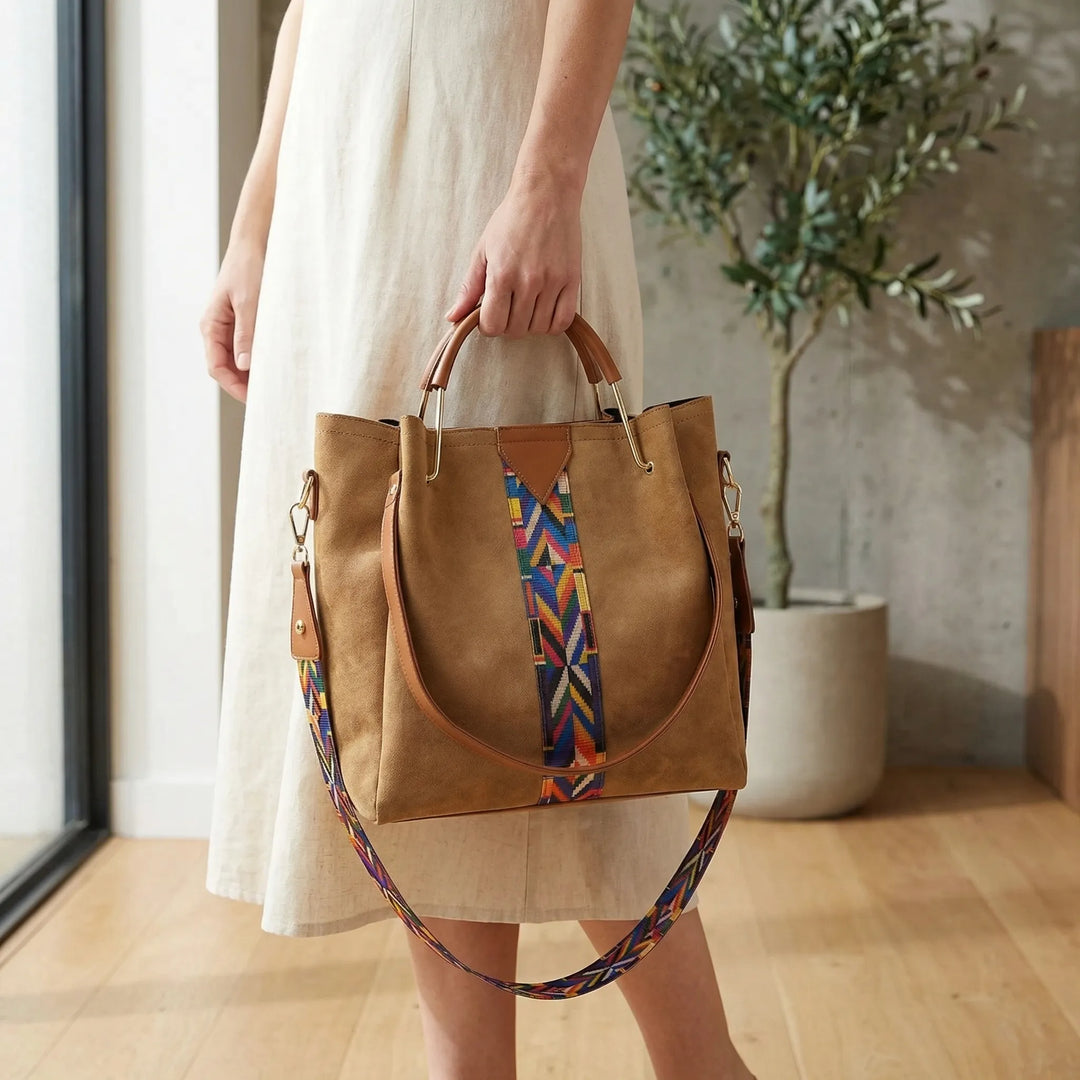 Structured Crossbody Tote Bag - Vivera