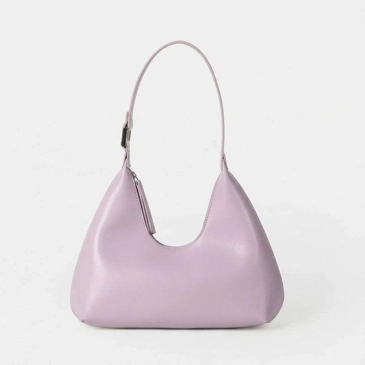 Structured Curved Shoulder Bag - Avelia