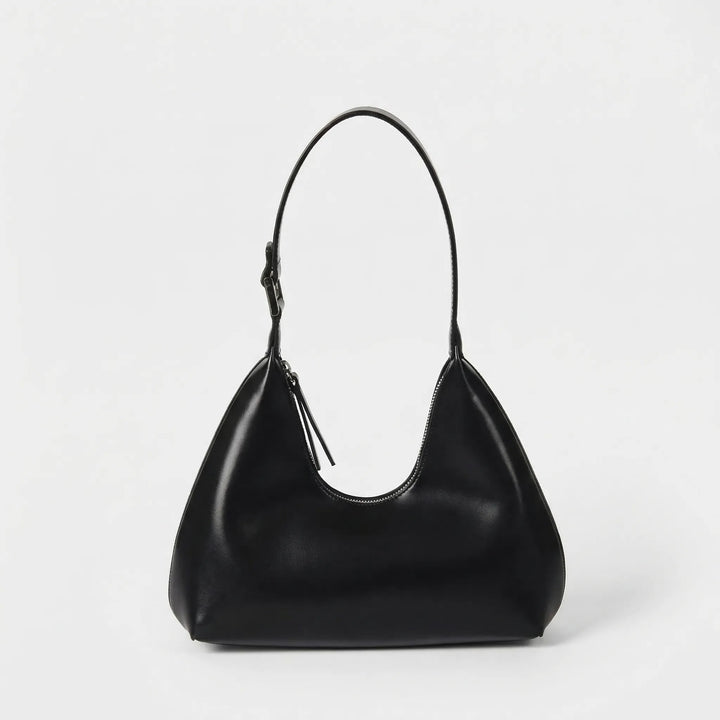 Structured Curved Shoulder Bag - Avelia