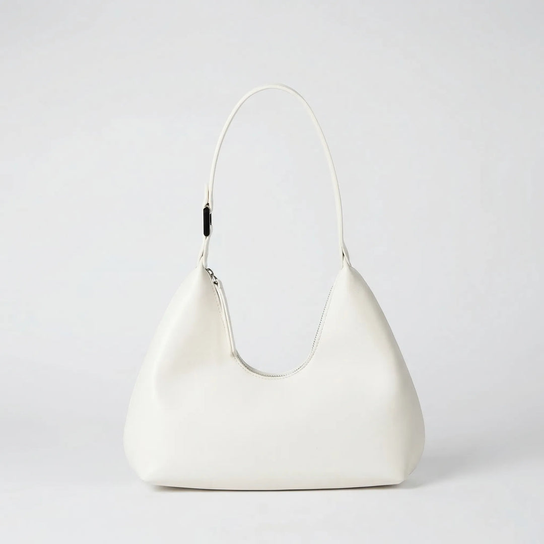 Structured Curved Shoulder Bag - Avelia